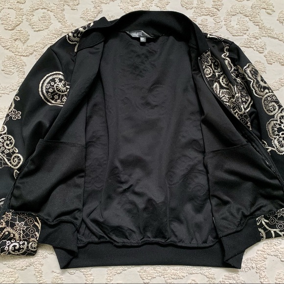 LuLaRoe Elegant Embroidered Bomber Jacket xxs - Picture 5 of 13
